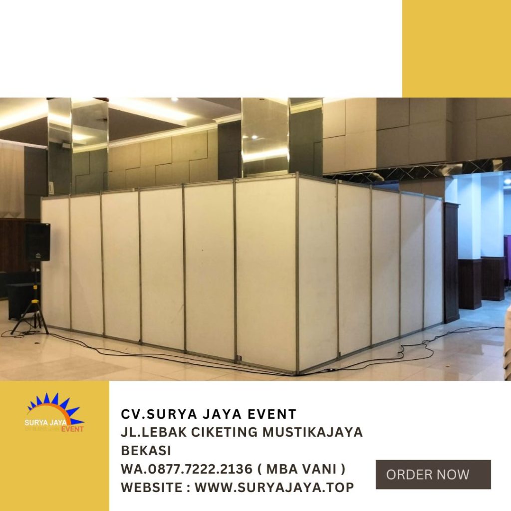 Rental Partisi Sekat Ruang Putih Area Bogor