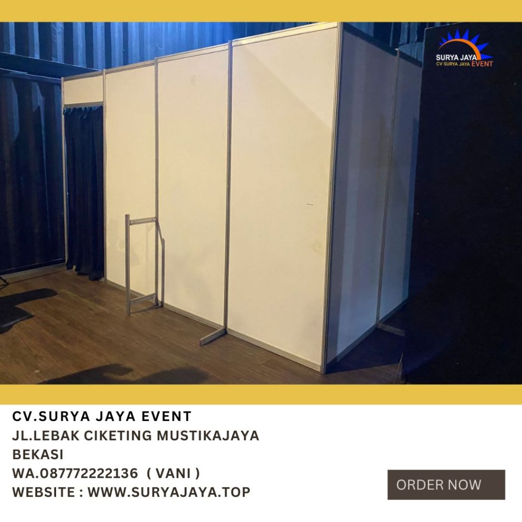 Rental Partisi Sekat Ruang Putih Area Bogor