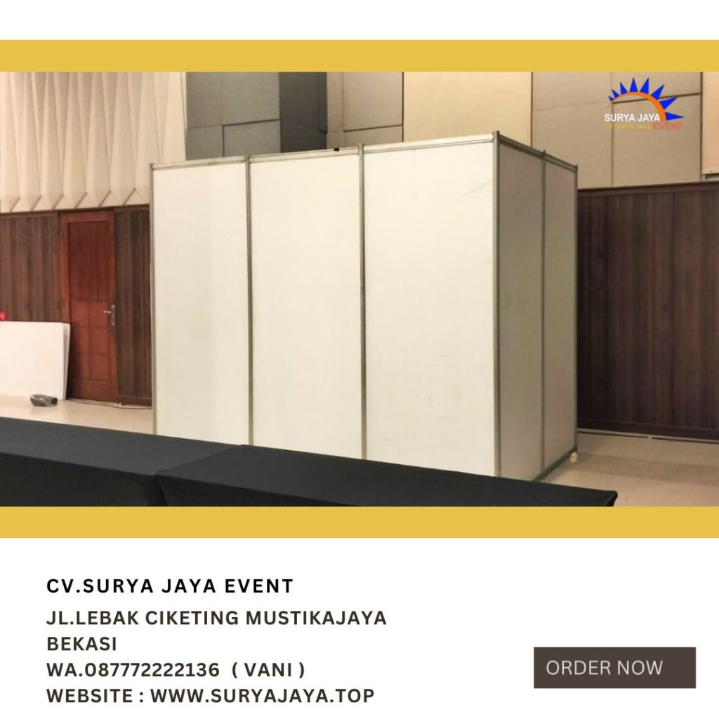 Rental Partisi Sekat Ruang Putih Area Bogor