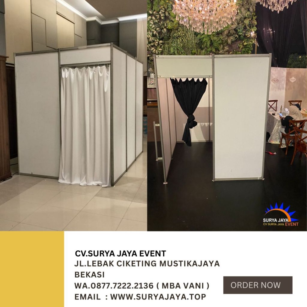 Rental Partisi Sekat Ruang Putih Area Bogor