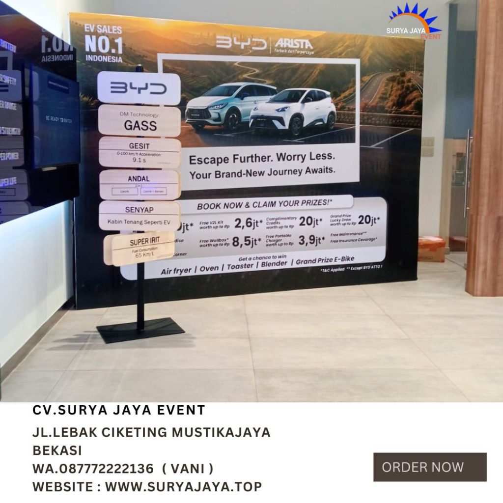 Sewa Backdrop Bermutu Area Jakarta