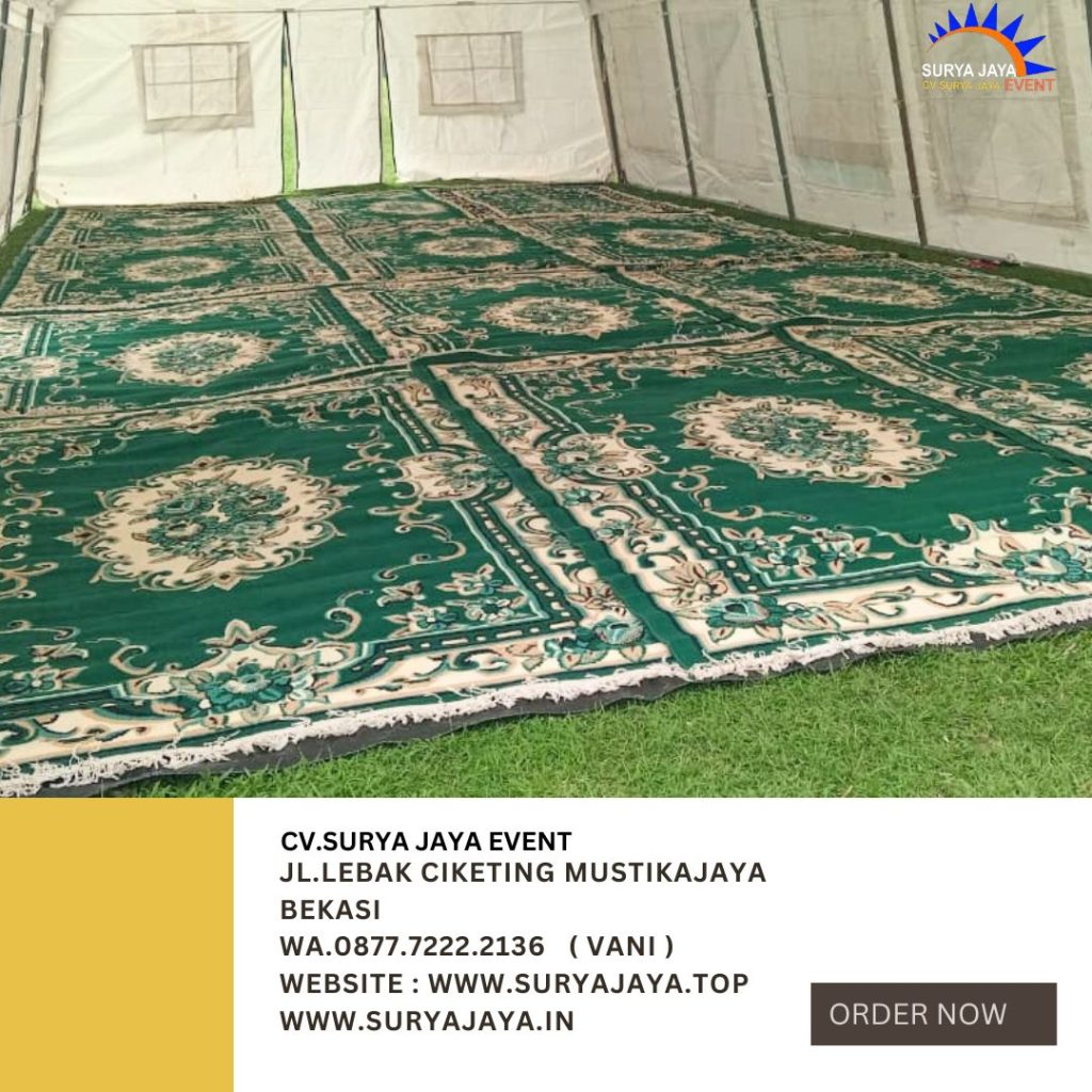 Sewa Karpet Permadani Tebal Warna Hijau Jakarta
