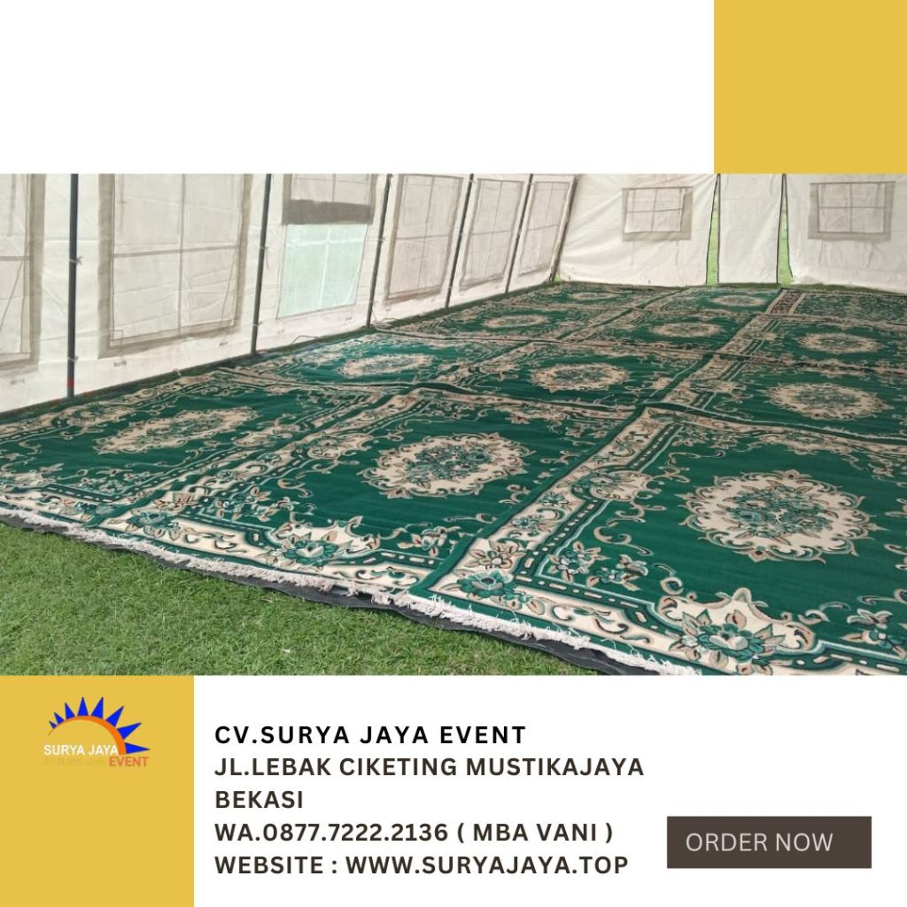 Sewa Karpet Permadani Tebal Warna Hijau Jakarta