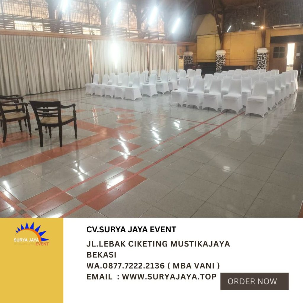 Sewa Kursi Event Cover Stretch Putih Jakarta