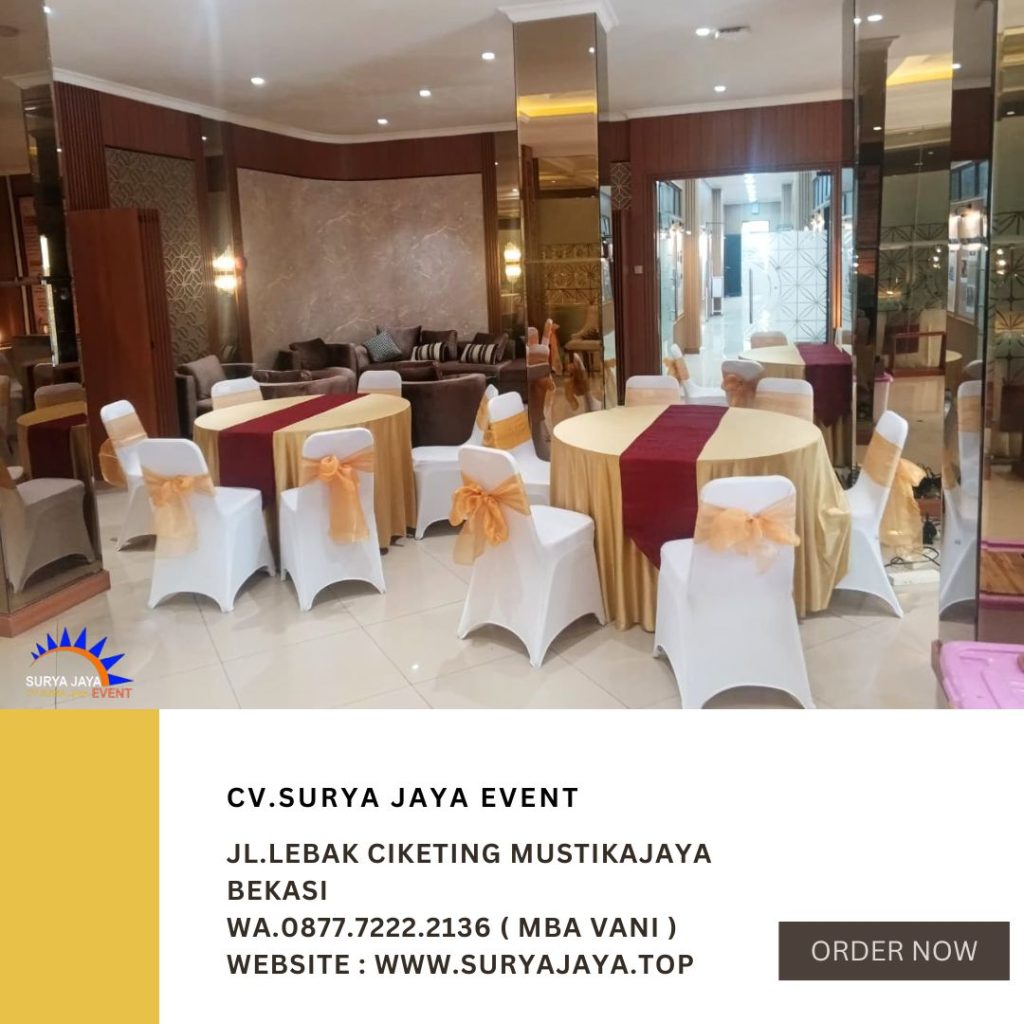Sewa Kursi Event,Meja Bundar Full Cover Jakarta