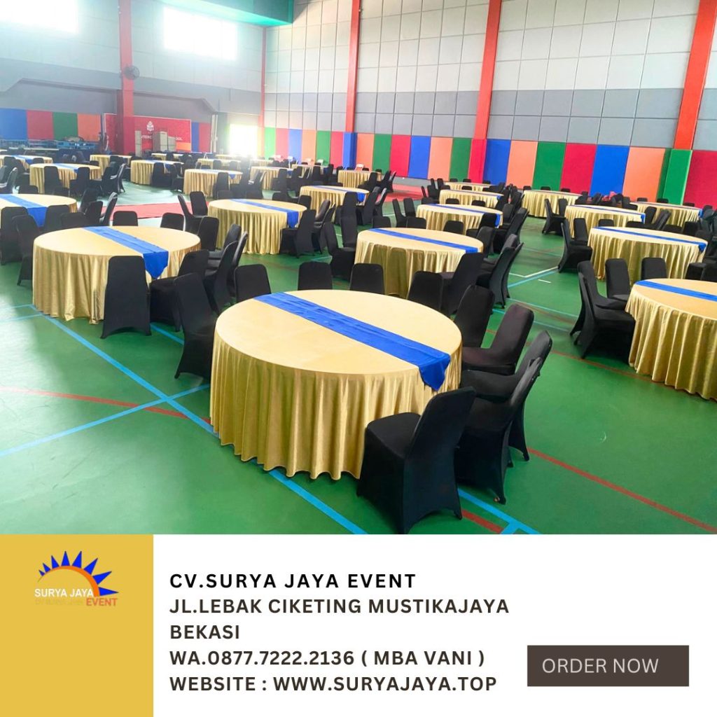 Sewa Kursi Event,Meja Bundar Full Cover Jakarta