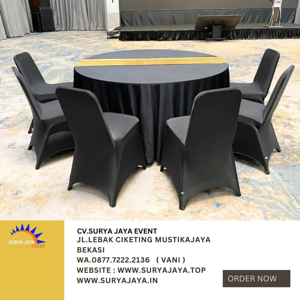 Sewa Kursi Event,Meja Bundar Full Cover Jakarta