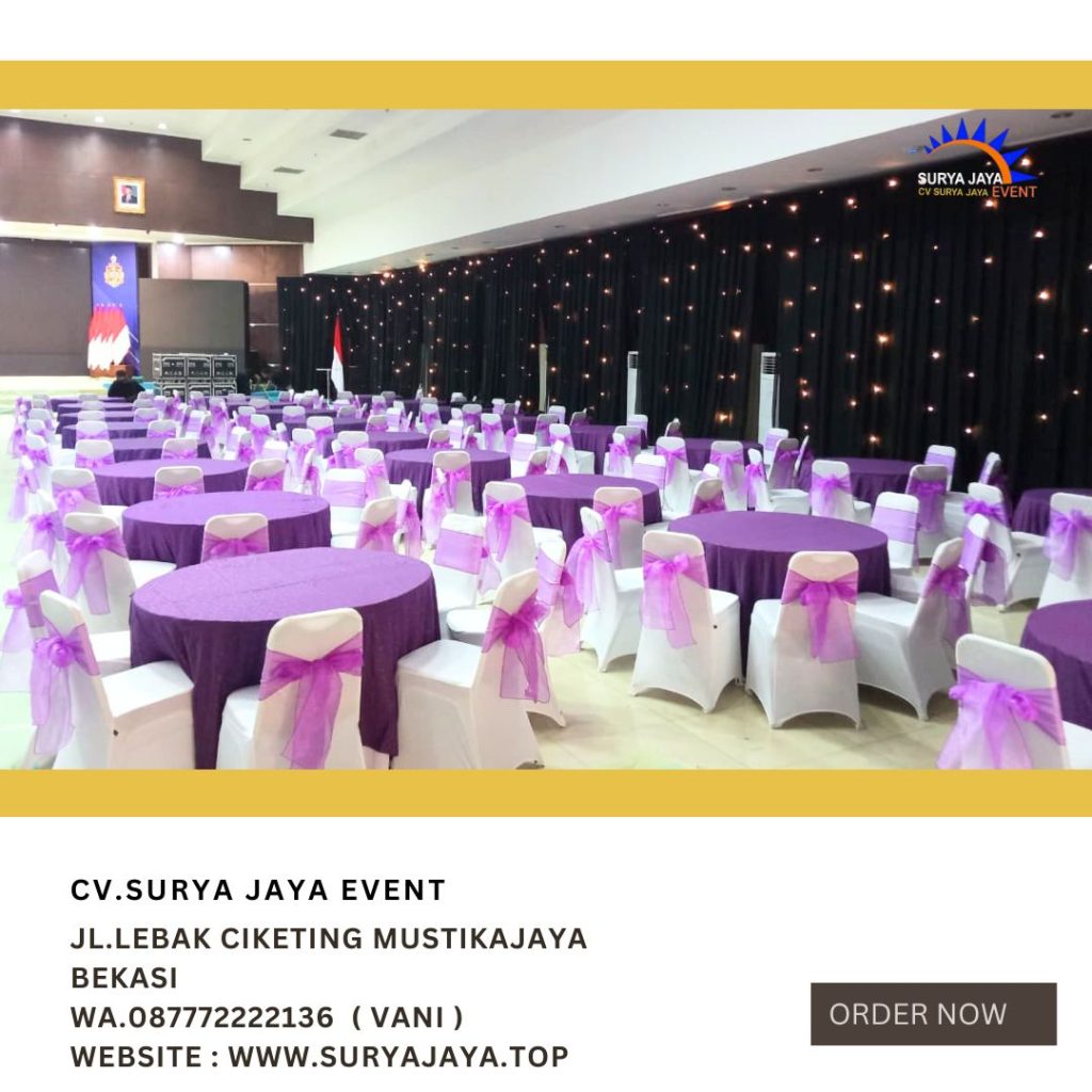 Sewa Kursi Event,Meja Bundar Full Cover Jakarta