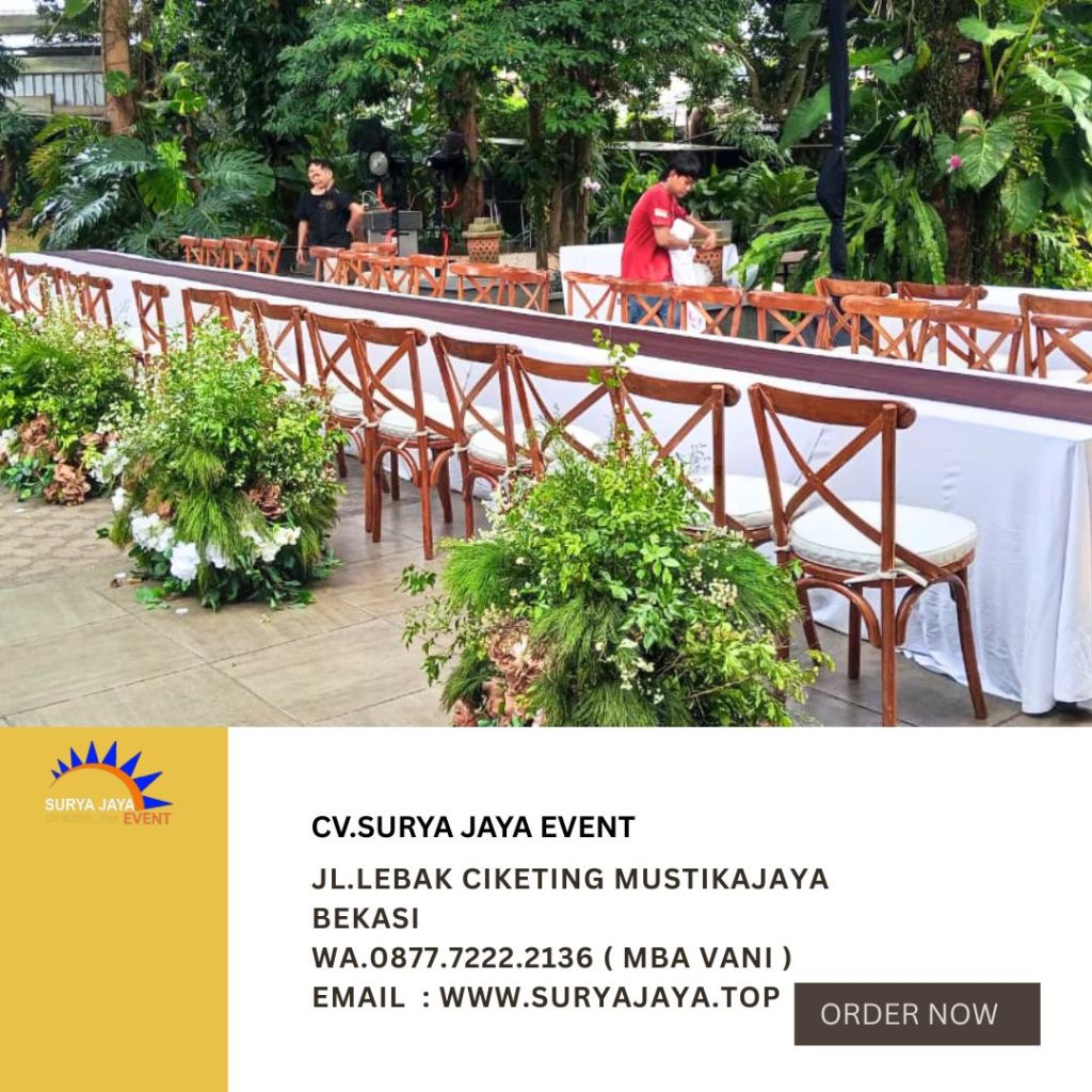 Sewa Kursi Silang Atau Cross Back Chairs Tangerang