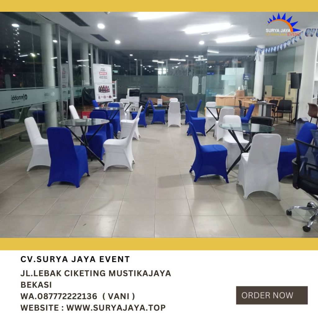 Sewa Meja Dealing Kaca Event JCC Senayan Jakpus
