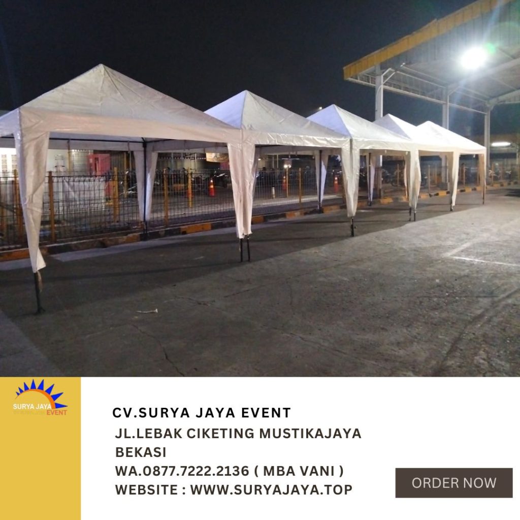 Sewa Tenda Bazar 3x3m Area Bogor Bekasi Cikarang