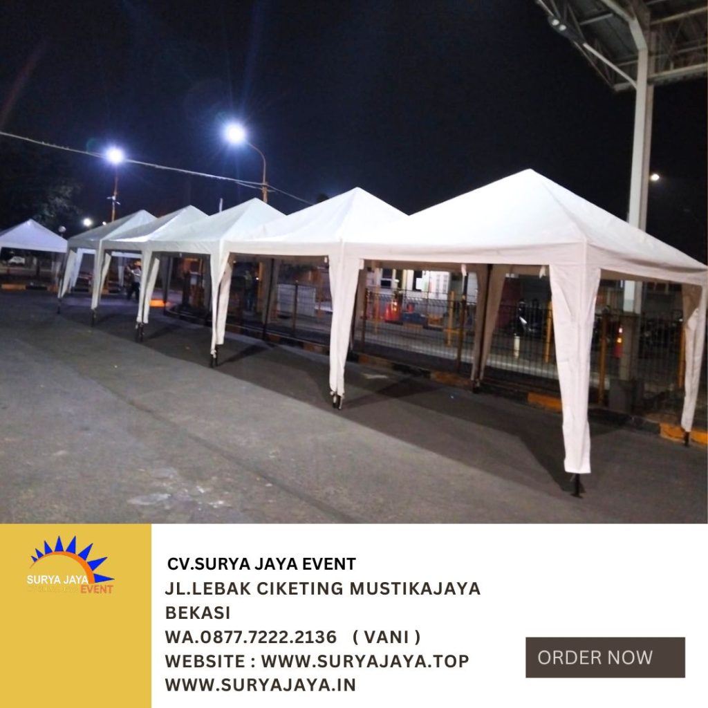 Sewa Tenda Bazar 3x3m Area Bogor Bekasi Cikarang