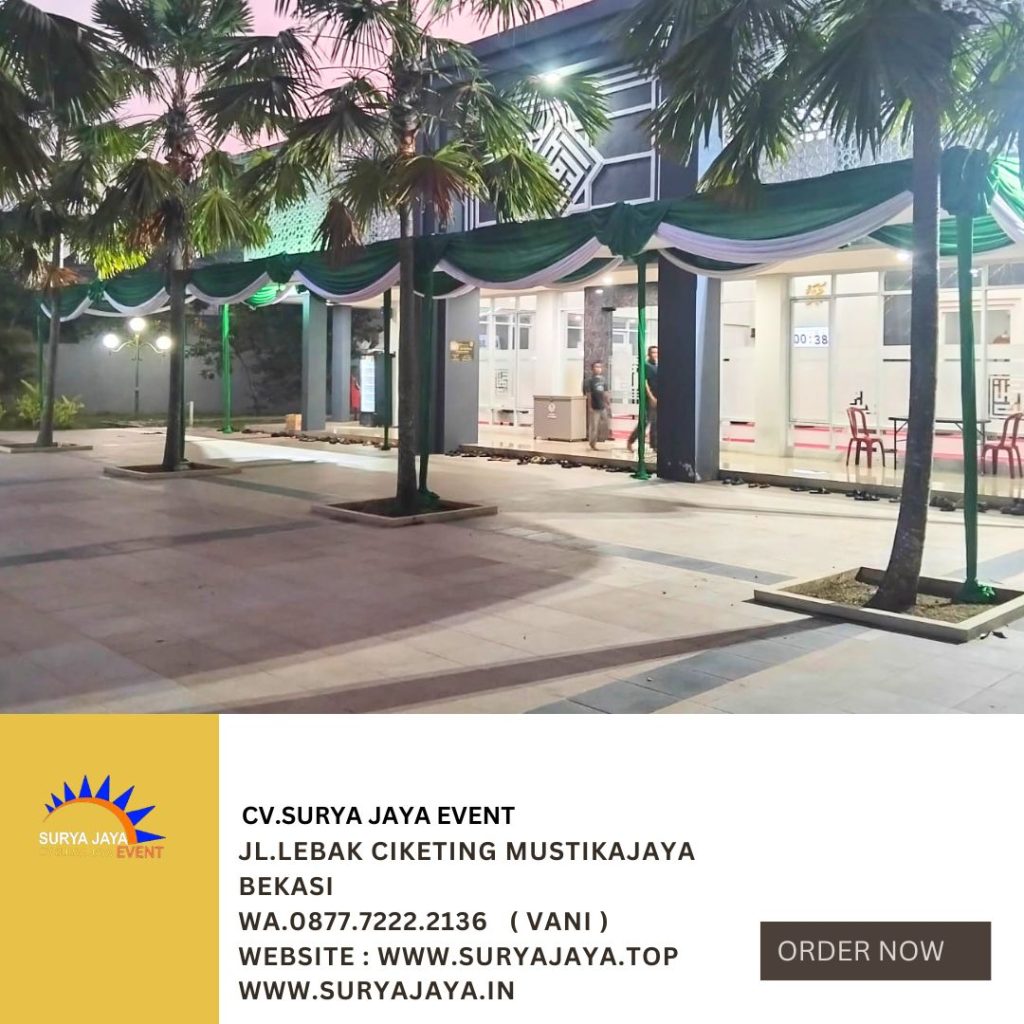 Sewa Tenda Plafon Ukuran 4x18m Cibubur Jaktim