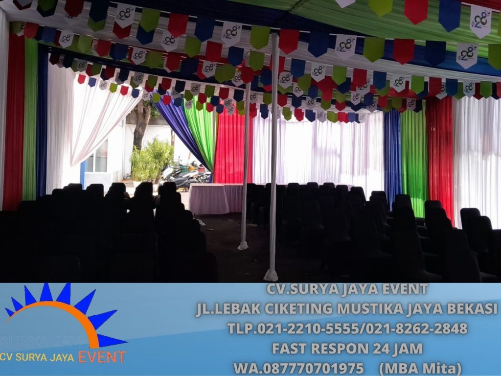 Sewa Kursi Event Cover Hitam Ketat Hotel Aston Tangerang