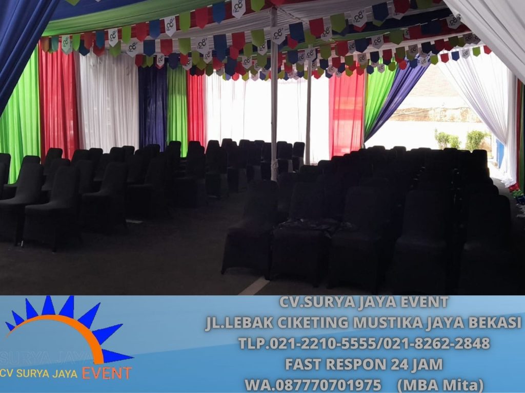 Sewa Kursi Event Cover Hitam Ketat Hotel Aston Tangerang