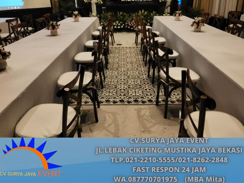Rental Kursi Croshback Stok Melimpah  Area Jakarta