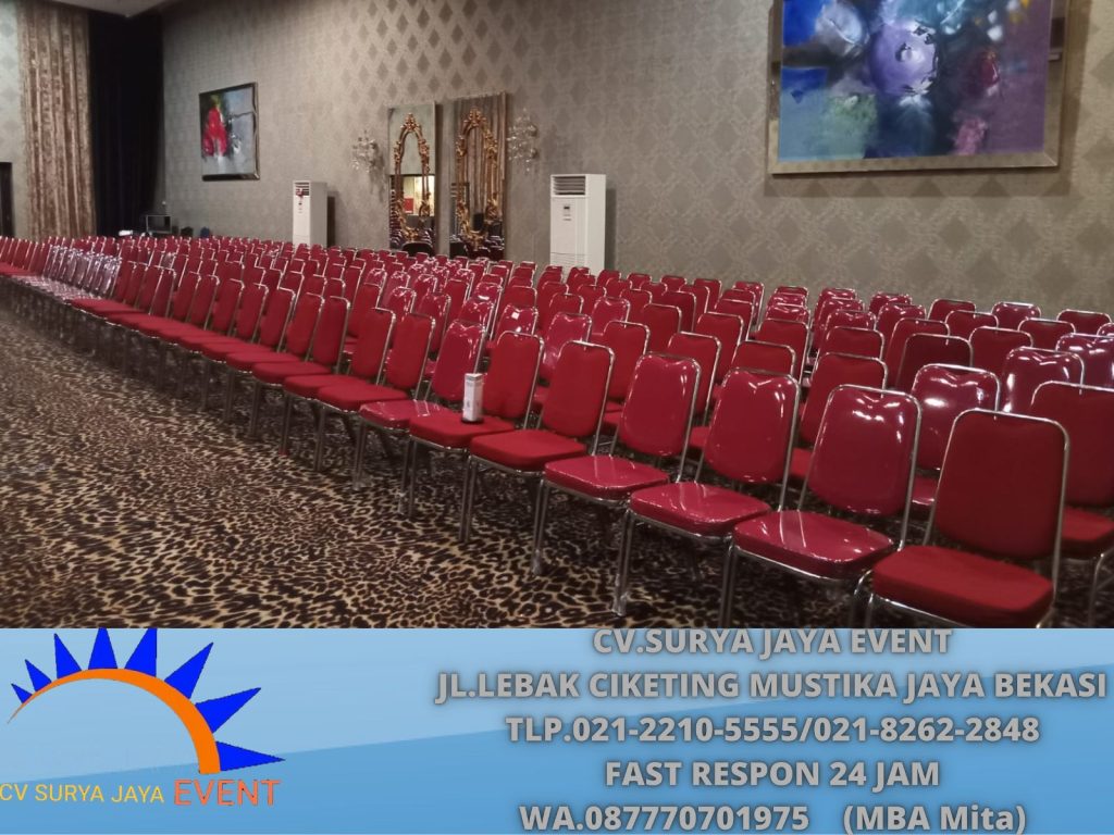 Rental KURSI Event TYPE SUSUN STAINLESS Cimone Tangerang