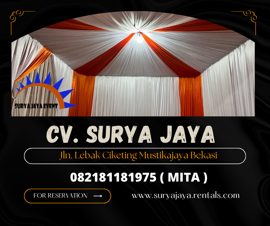 Jasa Dekorasi Tenda Roder Aneka Warna dan Model Tangerang