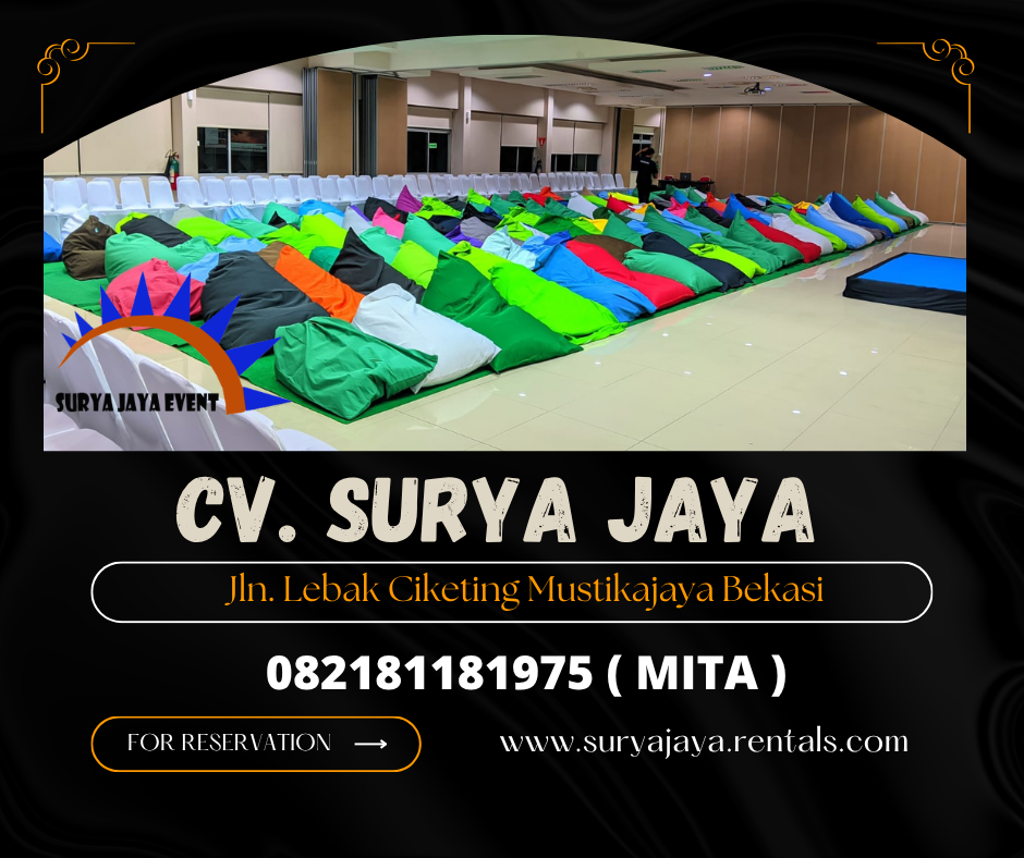 Rental Bean Bag Aneka Pilihan Warna Dan Ukuran Area Jakarta