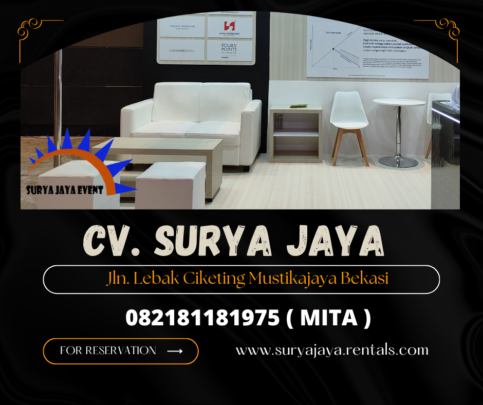 Sewa Sofa Double Putih,Puff,Kursi Scramble Putih Jakarta