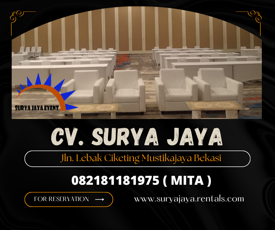 DISEWAKAN SOFA MINIMALIS PUTIH WILAYAH JAKARTA