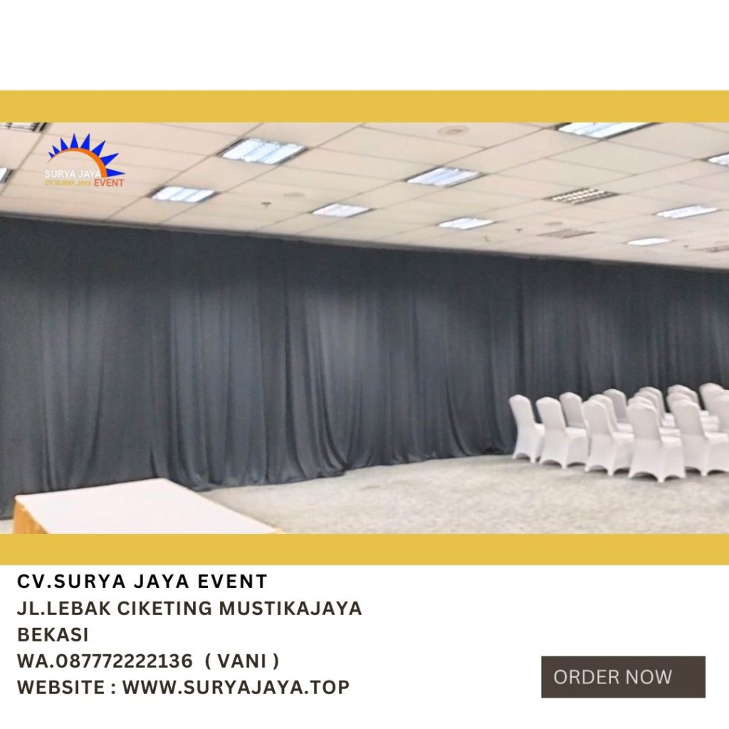 Sewa Arm Chairs,Sewa Tirai Hitam Jakarta
