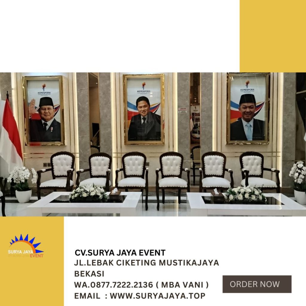 Sewa Arm Chairs,Sewa Tirai Hitam Jakarta