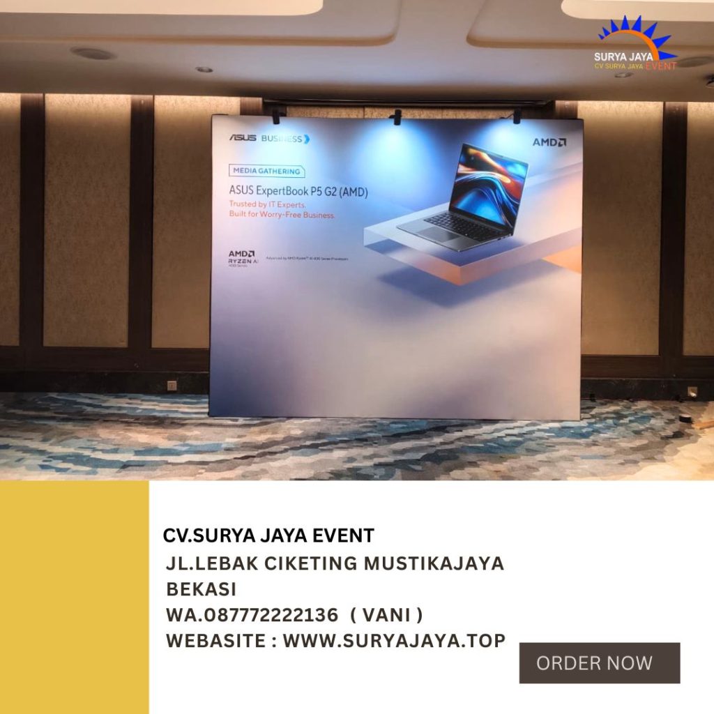 Sewa Backdrop Flexy Event Hotel Ashley Tanah Abang Jakarta Pusat
