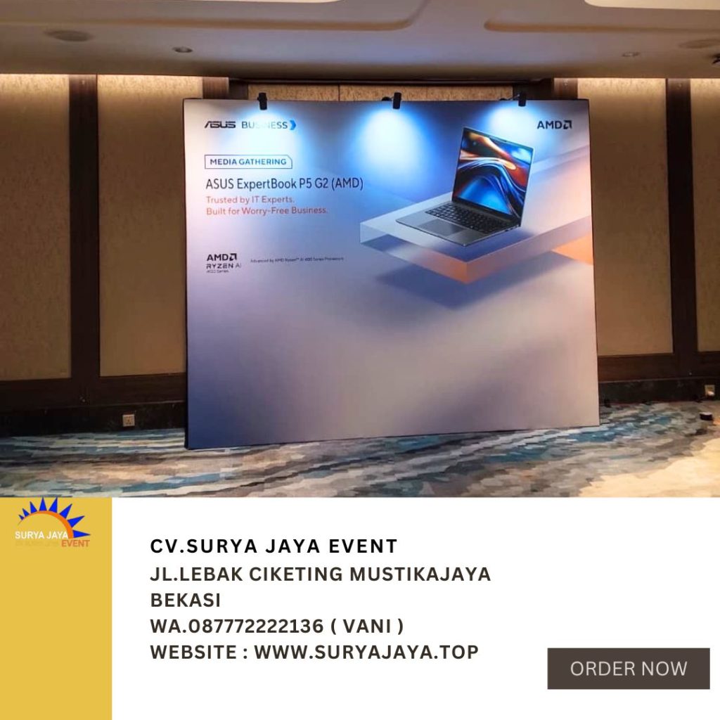 Sewa Backdrop Flexy Event Hotel Ashley Tanah Abang Jakarta Pusat