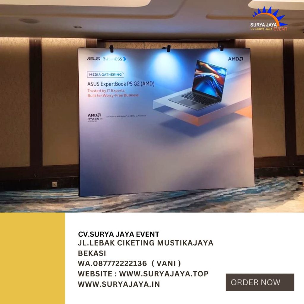 Sewa Backdrop Flexy Event Hotel Ashley Tanah Abang Jakarta Pusat