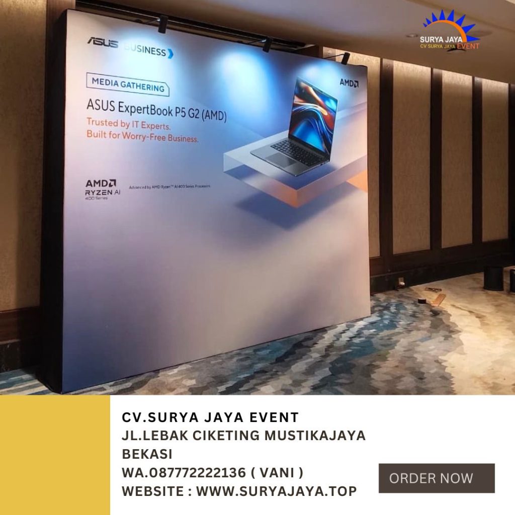 Sewa Backdrop Flexy Event Hotel Ashley Tanah Abang Jakarta Pusat