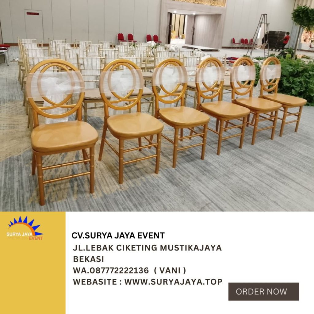Sewa Kursi Olivia Gold Kemayoran Jakarta