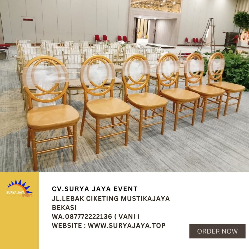 Sewa Kursi Olivia Gold Kemayoran Jakarta