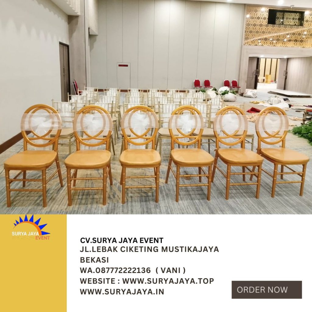 Sewa Kursi Olivia Gold Kemayoran Jakarta