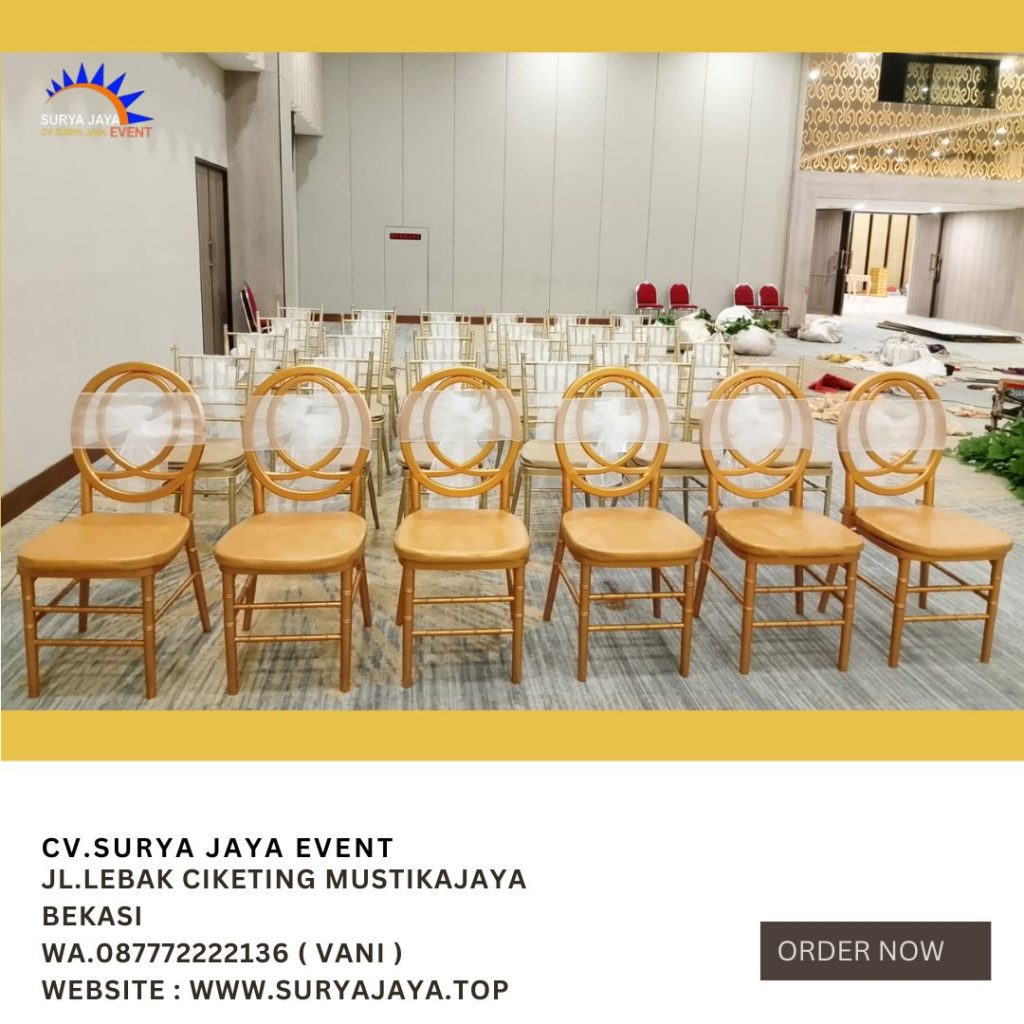 Sewa Kursi Olivia Gold Kemayoran Jakarta