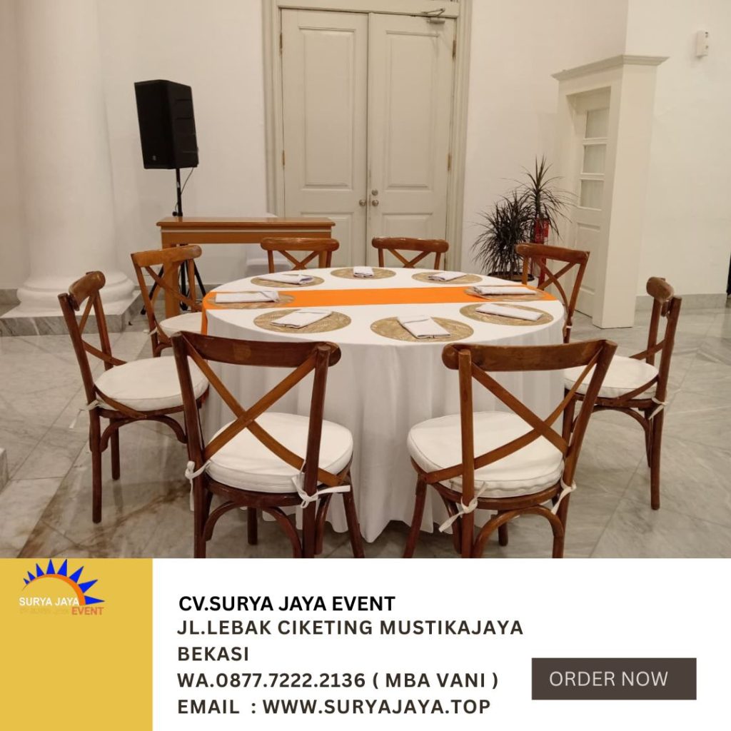 Sewa Kursi Silang VIP,Round Table Jakarta