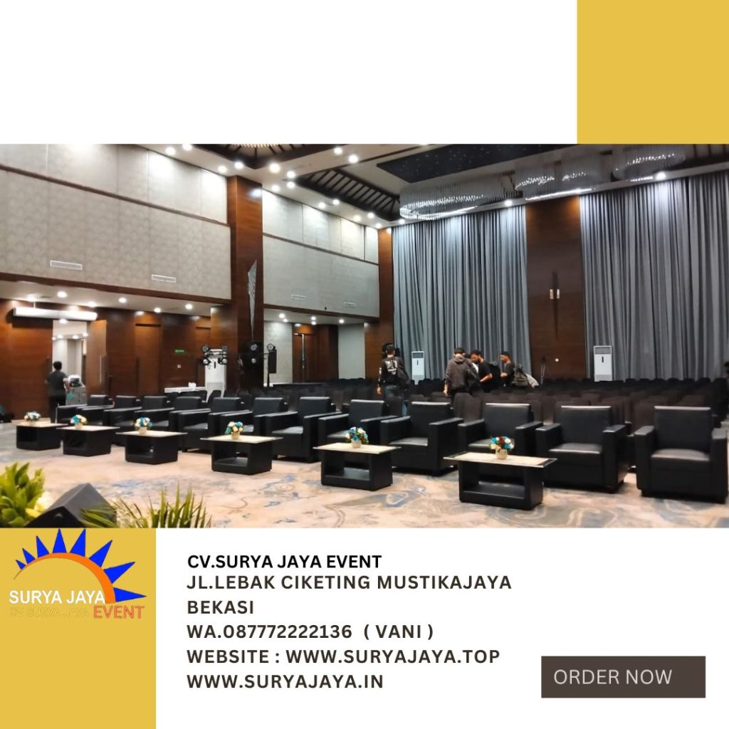 Sewa Sofa kotak Minimalis Warna Hitam Bogor
