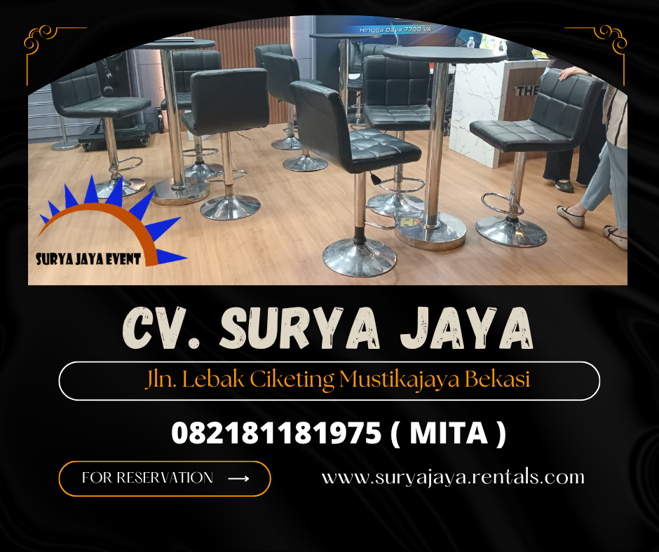RENTAL BARSTOOL HARGA EKONOMIS DI JAKARTA