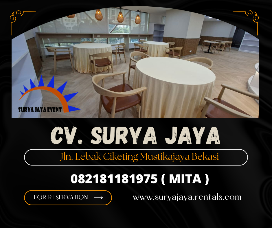 Sewa Kursi Stainless,Round Table Menara BRIPens Jaksel