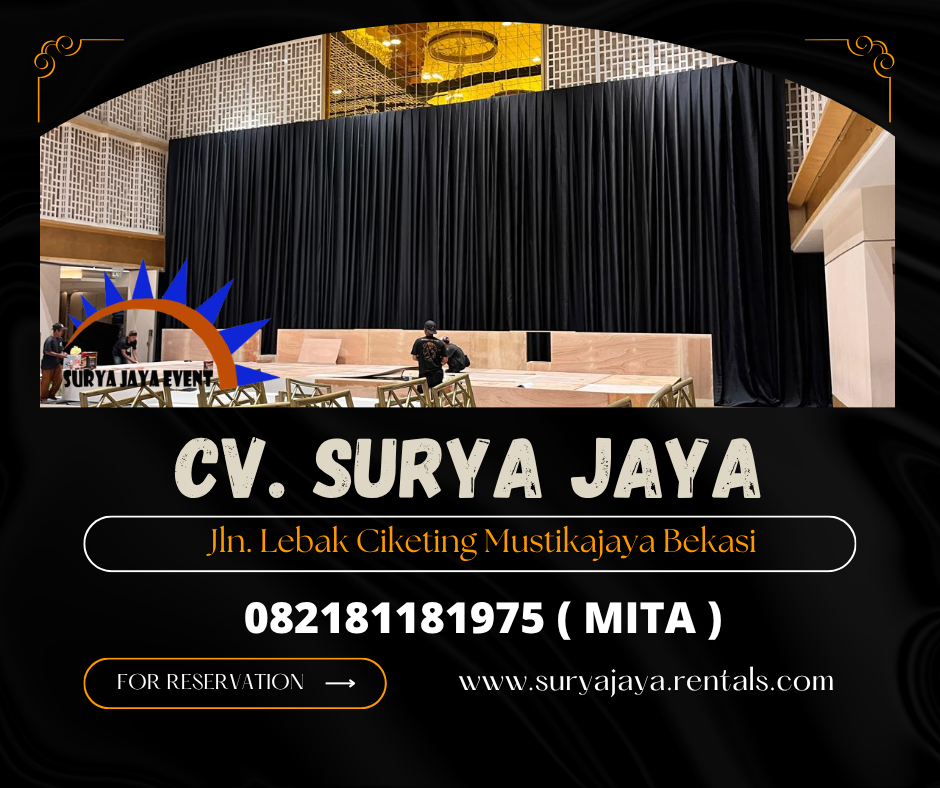 Sewa Tirai Hitam,Panggung Event Imperial Golf Karawaci