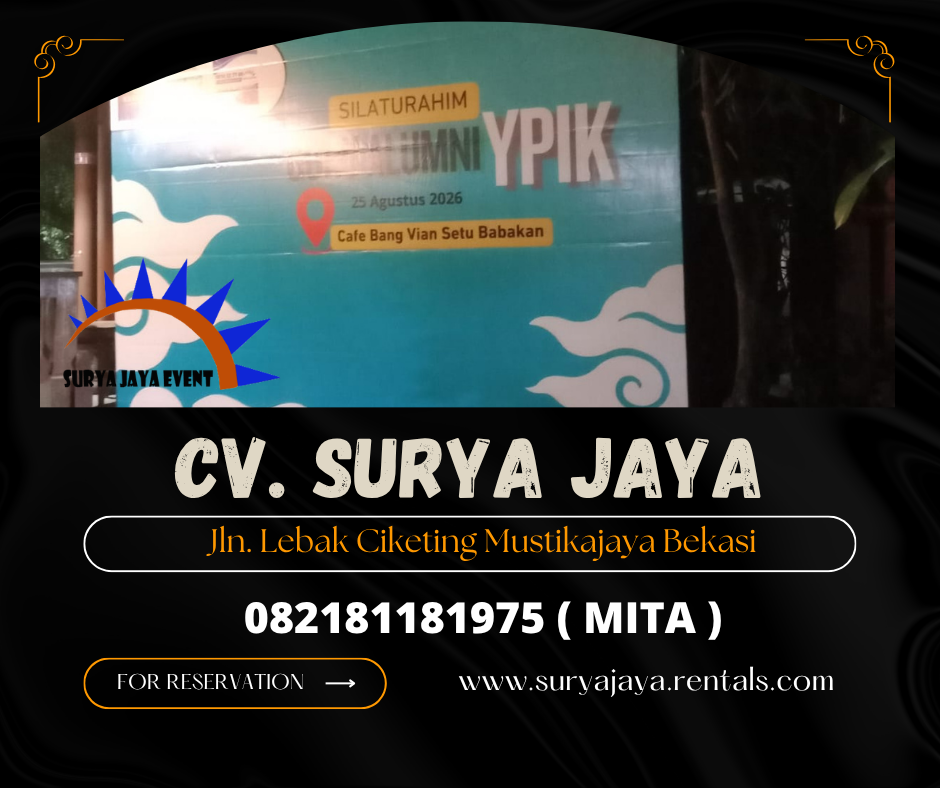 Sewa Backdrop Jakarta Selatan 082181181975
