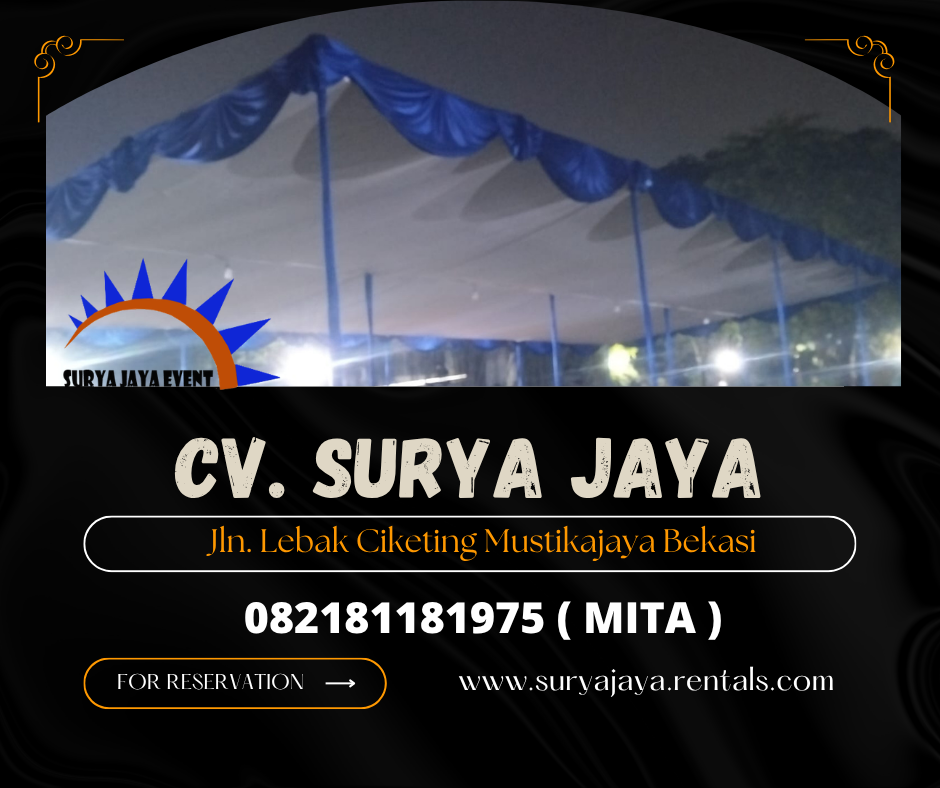 Sewa Tenda Plafon Poni Biru,Tenda Kerucut Cikarang (082181181975)