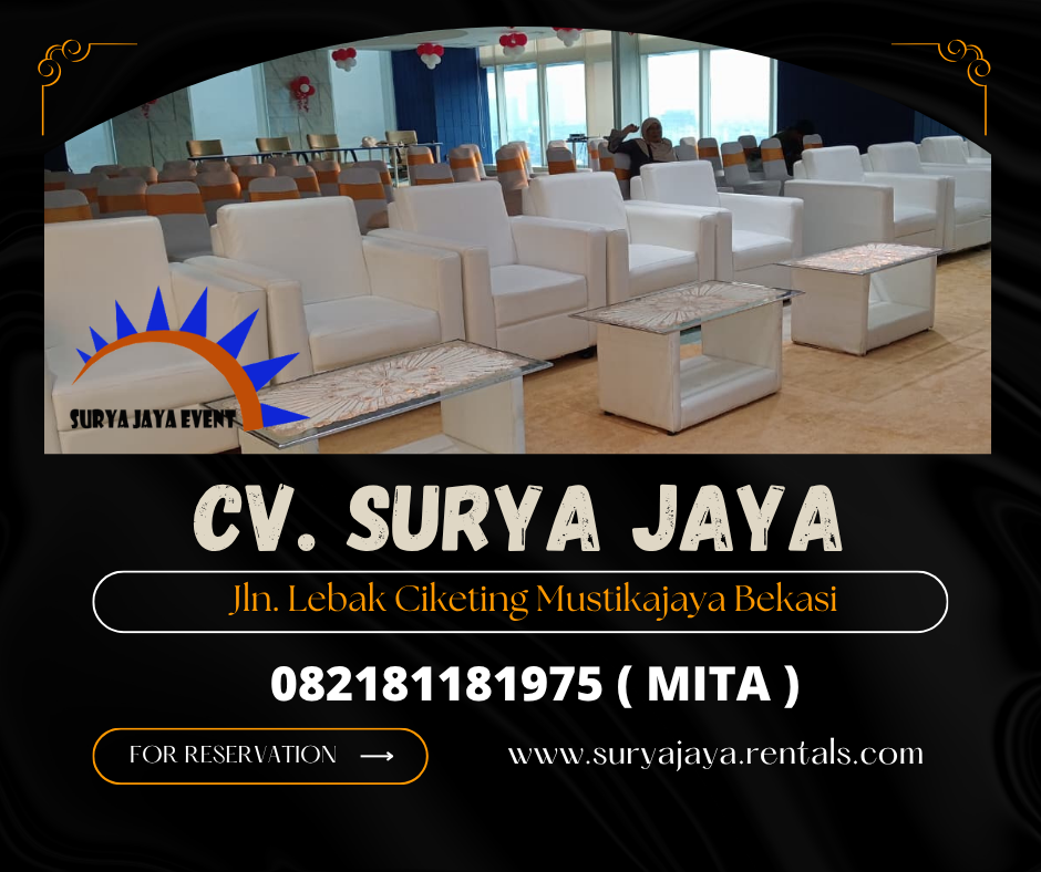 Menyewakan Sofa Kotak Minimalis Putih Di Jakarta (082181181975)