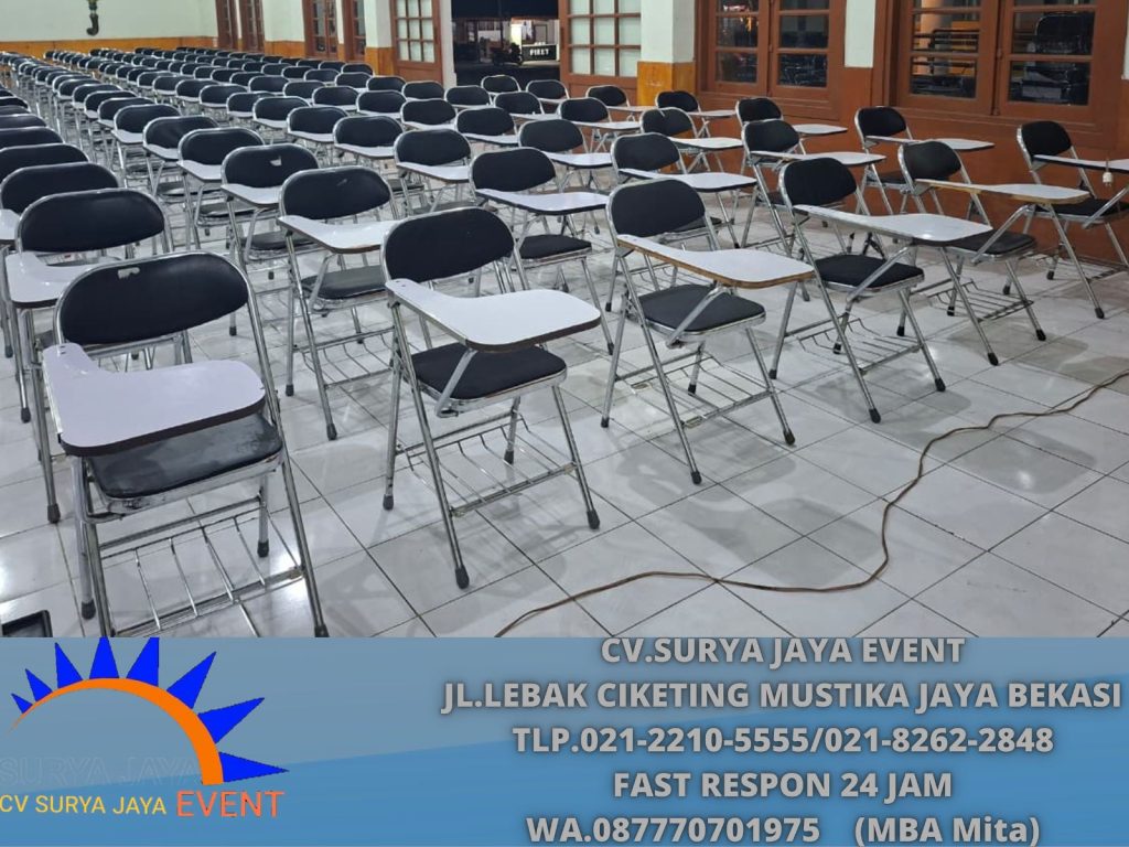 Sewa Kursi Kuliah Lipat Stainless Bandung
