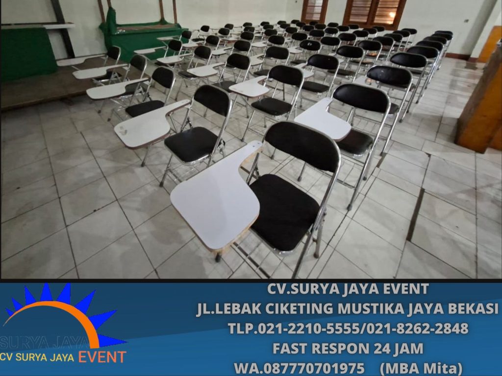 Sewa Kursi Kuliah Lipat Stainless Bandung