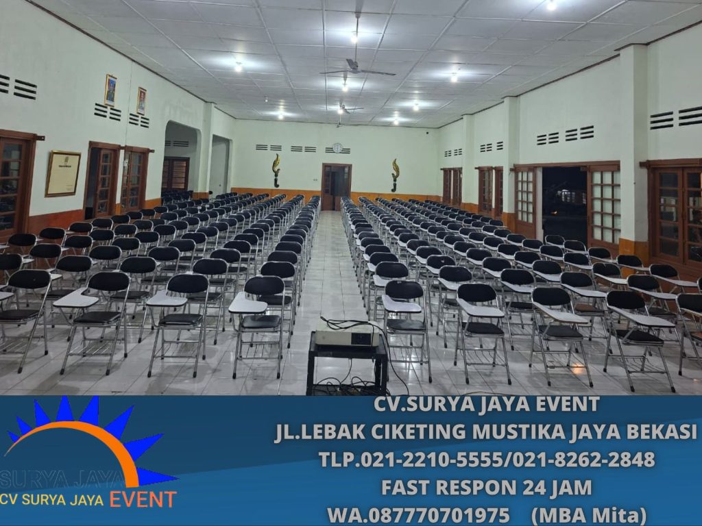 Sewa Kursi Kuliah Lipat Stainless Bandung