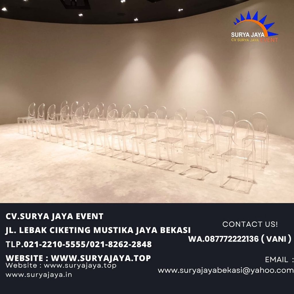 Sewa Ghost Chairs Acrylic Area Jakarta