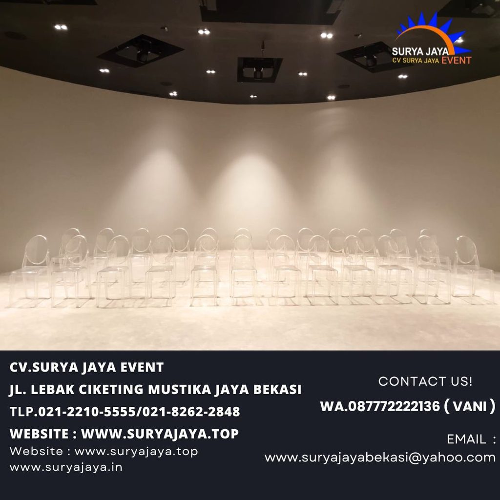 Sewa Ghost Chairs Acrylic Area Jakarta