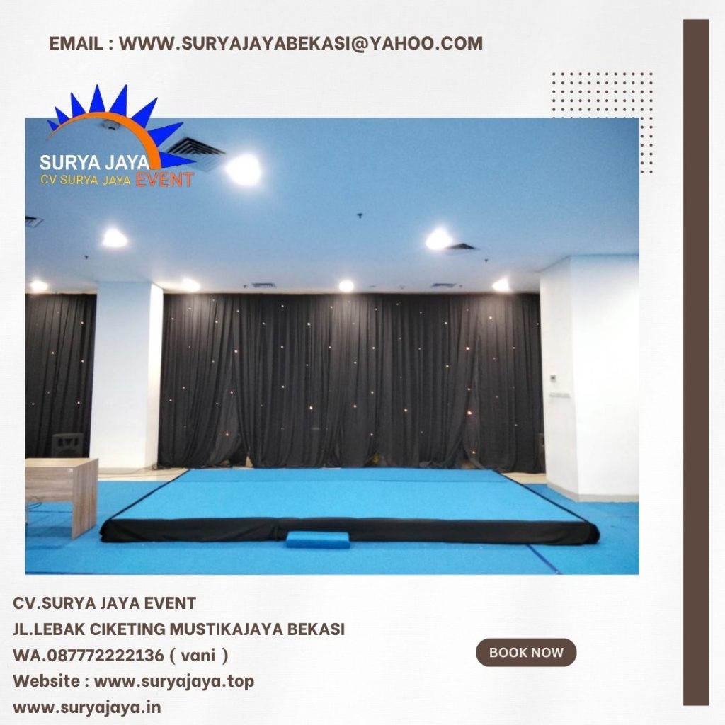 Sewa Karpet Biru Dan Mini Stage Jakarta