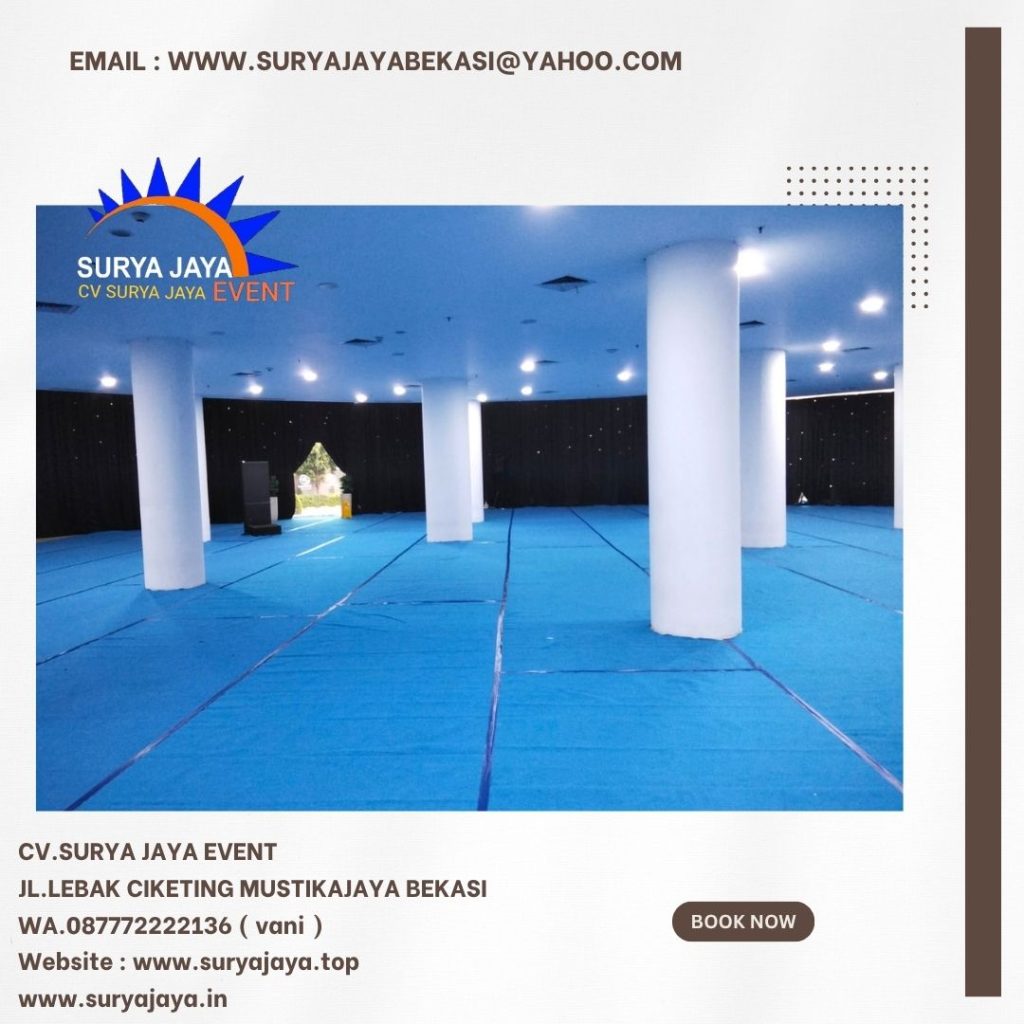 Sewa Karpet Biru Dan Mini Stage Jakarta